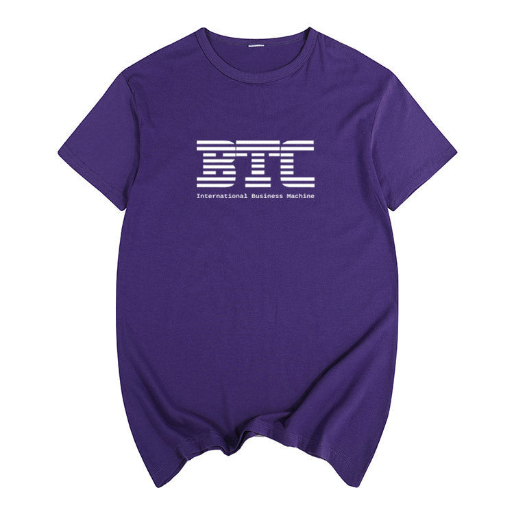 Bitcoin men and women short sleeve