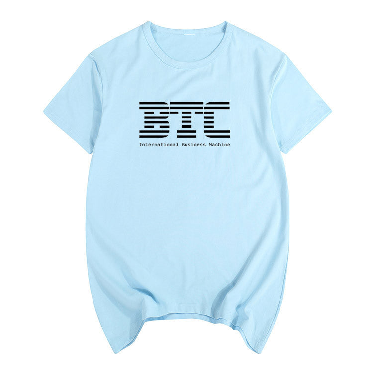 Bitcoin men and women short sleeve