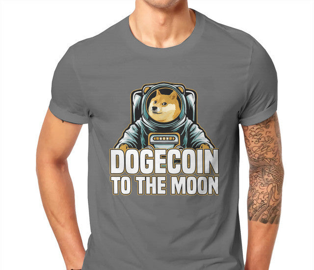 Bitcoin Cryptocurrency Art Dogecoin To The Moon Classic