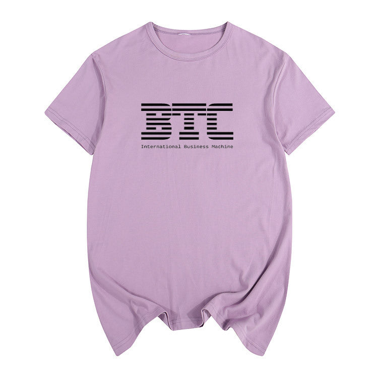 Bitcoin men and women short sleeve